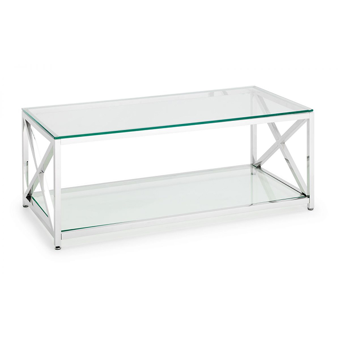 Miami Glass Top Coffee Table - Click Image to Close